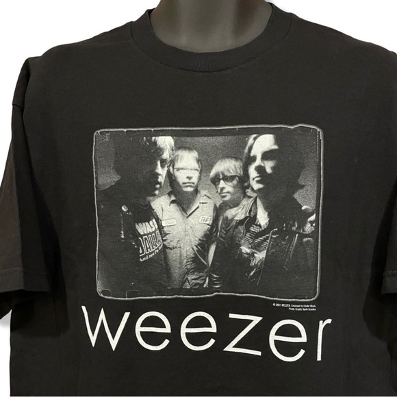 Rare Vintage 2001 Weezer T-Shirt - Picture 2 of 3